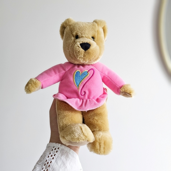 Vintage Hallmark "Love and Kiss" Magnetic Kissing Plush Bear 10" Valentines - Picture 1 of 11